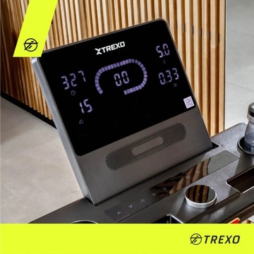 Электрическая беговая дорожка TREXO X400 черная 166X76,5X135 см СКЛАДНАЯ КОНСТРУКЦИЯ