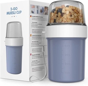 LUNCHPOT PODRÓŻNY KUBEK POJEMNIK NA ŻYWNOŚĆ MUSLI JOGURT ZUPĘ 870ML OWOCE