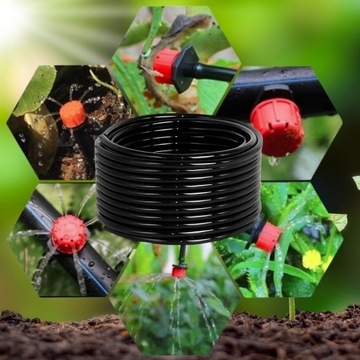 Комплект капельного орошения, автоматическая система для полива сада 25М.