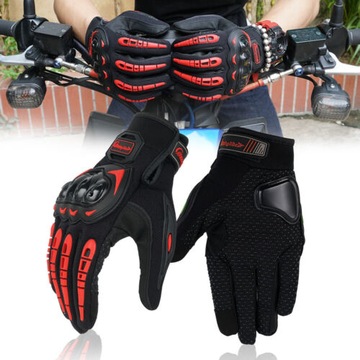 МОТОЦИКЛОВЫЕ ПЕРЧАТКИ MOTOR QUAD TOUCH RED XXL