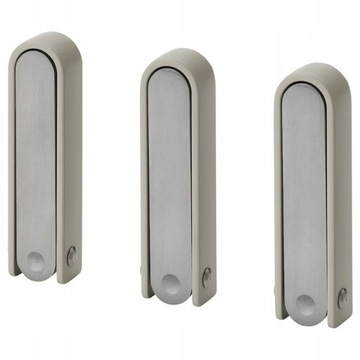 IKEA KLYKET Składany hak wieszak 3 szt. aluminium