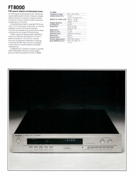 Hitachi FT-8000, хороший, продвинутый тюнер.