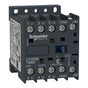 Schneider Stycznik 9A 3P cewka 24VDC, LP1K0910BD