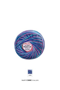 Kordonek Multi 0208 Multikolorowy 10 50g 280m 208
