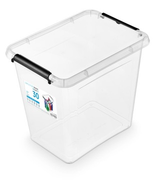 POJEMNIK PUDEŁKO ORGANIZER Z POKRYWĄ 30 L