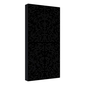 Dyfuzor AKUSTYCZNY Binarny WOOD 120x60 11 CM 8.Czarny PANELE AKUSTYCZNE