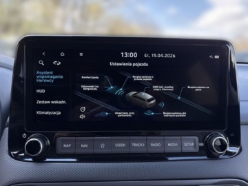 Hyundai Kona I Crossover Facelifting 1.6 T-GDI 198KM 2021 Hyundai Kona PREMIUM 4WD Kamery 360 Wentylacja Tempomat ACC Led Head, zdjęcie 26