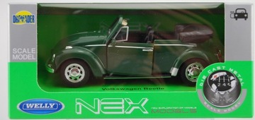 WELLY VW VOLKSWAGEN BEETLE Beetle 1:34 НОВЫЙ МЕТАЛЛ