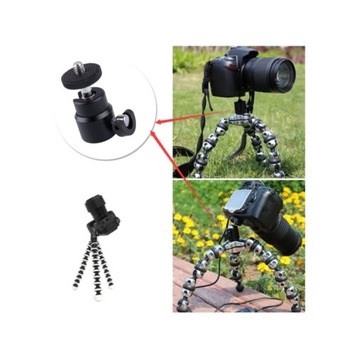 ДЕРЖАТЕЛЬ ШТАТИВА 3D С ШАРОВОЙ ГОЛОВКОЙ МОНОПОД 1/4 дюйма