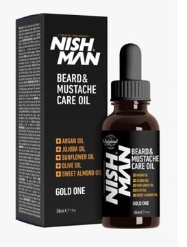 Nishman Olejek do brody i wąsów Gold one 30 ml