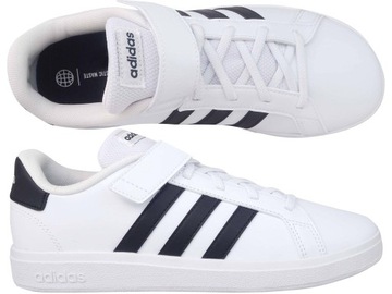 ADIDAS GRAND COURT GW6521 TRAMPKI GUMKI BIAŁE RZEP