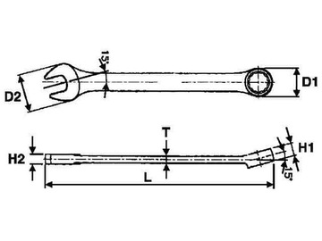 Teng Tools Комбинированный ключ на 10 мм