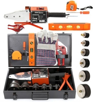 ZGRZEWARKA DO RUR 2900W 230V PVC PP MATRYCE ZESTAW 20-63mm