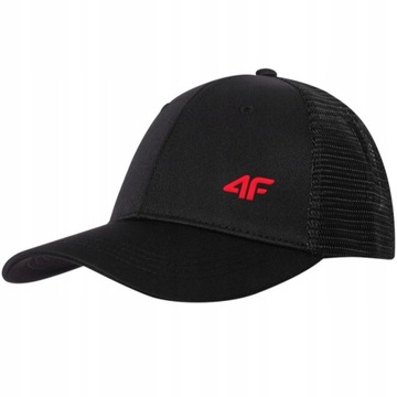 CZAPKA Z DASZKIEM MĘSKA DAMSKA 4F BEJSBOLÓWKA Z SIATECZKĄ TRUCKERKA