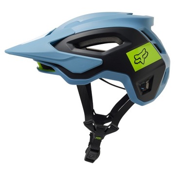 KASK ROWEROWY FOX SPEEDFRAME PRO BLOCKED DUSTY BLUE S BONUS
