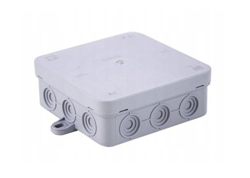 Puszka elektryczna natynkowa Scame 100 x 100 x 40 mm szara IP54