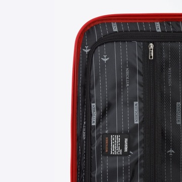 WITTCHEN średnia walizka z ABS-u czerwona