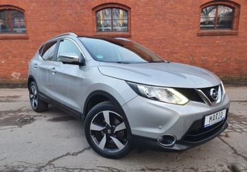 Nissan Qashqai II Crossover 1.2 DIG-T 115KM 2015 Nissan Qashqai Panorama Kamera 360 Hands Free GetHelp 1.2 Benzyna