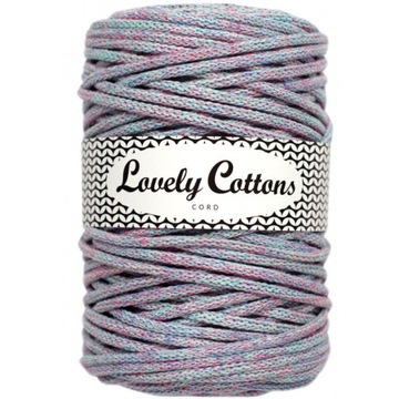 Sznurek pleciony Lovely Cotton 5mm 100m Pastelowy