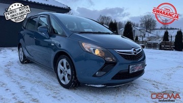Opel Zafira C 2014 Opel Zafira 1.4i turbo gaz moc 150 KM 7 osobowa panorama bezwypadkowy