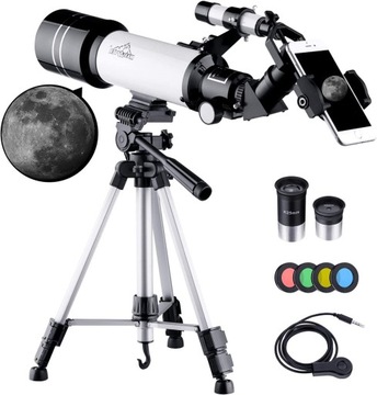 TELESKOP 70 MM REGULOWANY STATYW 47'' MAXLAPTER