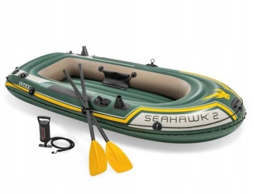 Ponton Seahawk 2 -wiosła+pompka- kpl. 68347 Intex