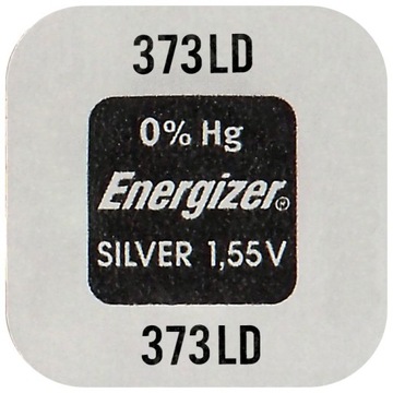 1x bateria srebrowa mini Energizer 373 / SR916SW / SR68