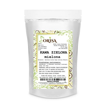 Kawa zielona mielona 1 kg ZMIELONE ziarna kawy odchudzanie
