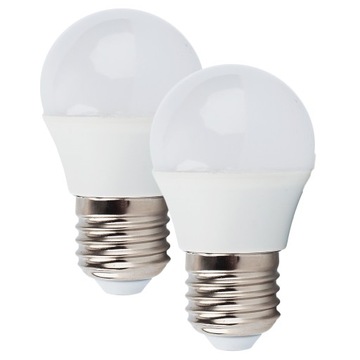 2x Żarówka LED E27 720lm 8W 80W KULKA NEUTRALNA
