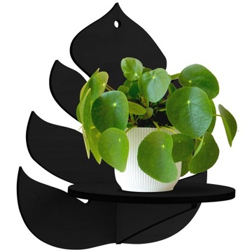 Drewniany kwietnik wiszący LOFT na ścianę MONSTERA