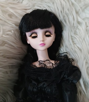 Большая подвижная свадебная кукла в среду Addams BJD закрытые глаза 60 см коробки