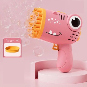 40 hole Dinosaur Bubble Gun Children's Bubble Gun Handheld Fully Automatic