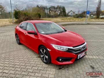 Honda Civic X Sedan 4d Facelifting 1.5 VTEC TURBO 182KM 2019 Honda Civic 1.5ivtec 183KM Polski salon 1 wl serwis bogata wersja zamiana., zdjęcie 1