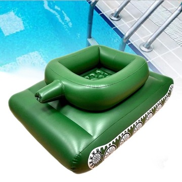 Надувные танковые боевые плоты, водная игрушка для озер и друзей на заднем дворе