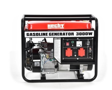 AGREGAT GENERATOR PRĄDOTWÓRCZY JEDNOFAZOWY HECHT GG3300 AVR 3000W BENZYNA