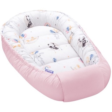 Комплект COTTON BABY Розовый 5в1 YUKKA COCOON