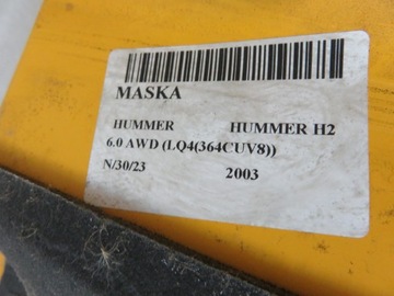 KAPOTA HUMMER H2