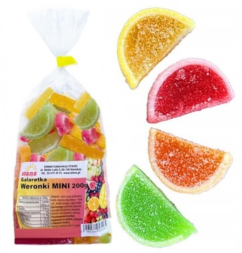 Galaretki WERONKI Mini Przysmak PRL Galaretka Agar STANS 200g