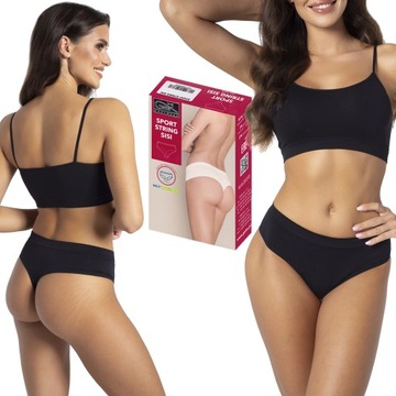 Gatta stringi Sisi Sport String, czarne, M