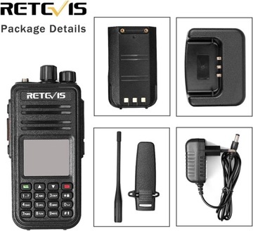 Retevis RT3S DMR Walkie Talkie, оборудование для любительской радиосвязи, двусторонняя радиосвязь