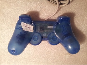 Oryginalny kolekcjonerski pad Playstation PSX PS1 PsOne - Transparent BLUE