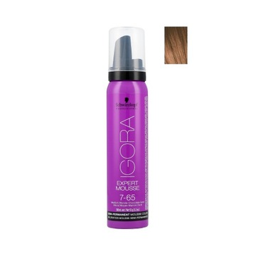 SCHWARZKOPF IGORA EXPERT MOUSSE PIANKA KOLOR 7-65