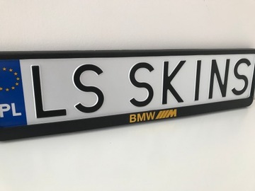 Рамка номерного знака BMW M power