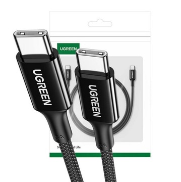 Кабель USB-C на USB-C Ugreen US557 100 Вт 5 А 0,5 м
