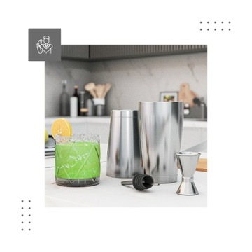 Шейкер Марк Адлер Shake 3.0 Drink Bartenting Set из нержавеющей стали