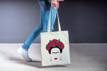 БОЛЬШАЯ ЖЕНСКАЯ ЭКОСУМКА А4-ШОППЕР НА ПЛЕЧЕ