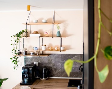 Półka ścienna wisząca LOFT drewniana - FLC 1