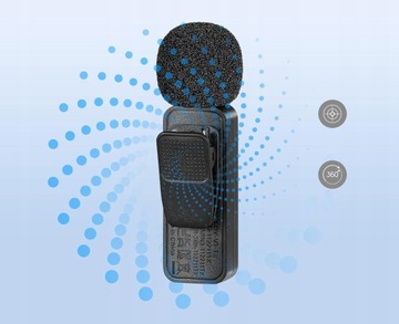 Беспроводной мини-микрофон Boya BY-V2 для iPhone iOS с зажимом, радиус действия 50 м