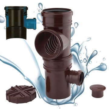 Уловитель дождевой воды с сетчатым фильтром. Сборщик дождевой воды с УФ-трубой 50х500 мм.