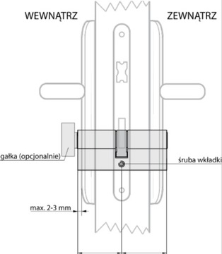 Цилиндровый вкладыш ABUS STANDARD 30/40, сертификат 6.D